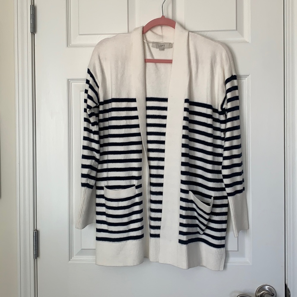 Striped cardigan